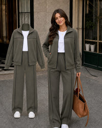 Women’s Tracksuit - Muted Olive - Lilly